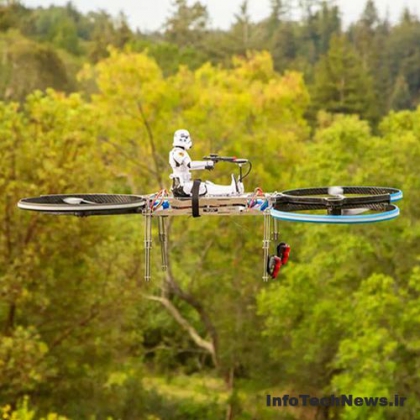 پرواز موفقیت‌آمیز hoverbike JTARV ارتش آمریکا