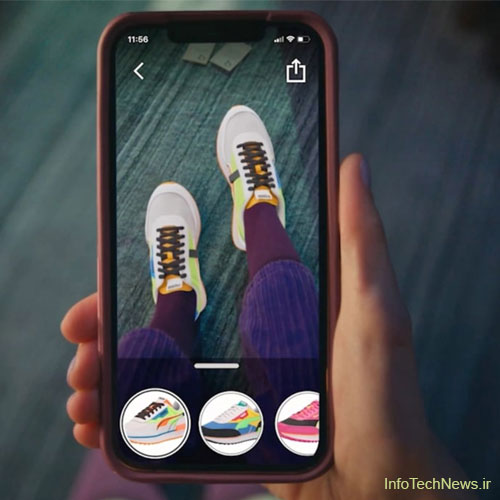 اجازه امتحان کفش قبل از خرید با قابلیت Virtual Try-On For Shoes آمازون